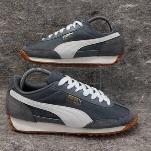 PUMA Easy Rider Sneakers Men's Size 8.5 Gray White Gum Bottom 4005-1902 Casual